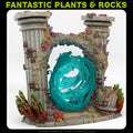 Underwater Temple Portal With Its Whildwind Effect — creator render; models supplied unpainted