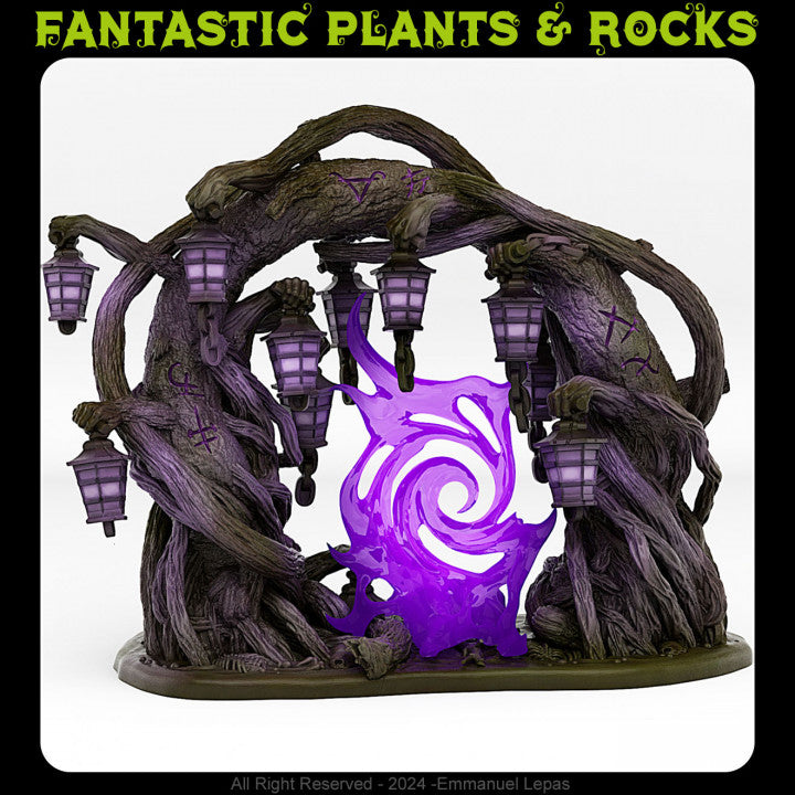 Creepy Forest Portal With Its Dark Magic Effect — creator render; models supplied unpainted