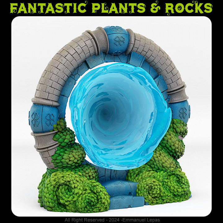 Wonderland Portal With Its Blue Hole Effect — creator render; models supplied unpainted