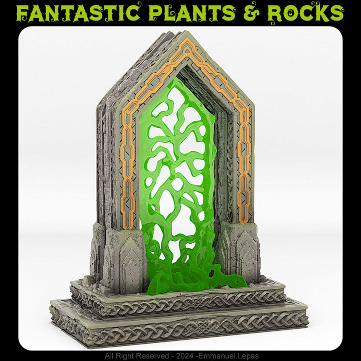 Moria Portal With Its Malefic Effect — creator render; models supplied unpainted
