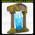 Ancient Greek Portal With Its Water Wall Effect — creator render; models supplied unpainted