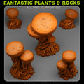 Cyber Desert Rocks — creator render; models supplied unpainted