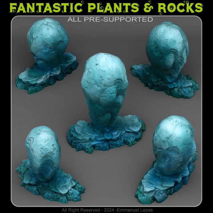 Mystical Ice Rocks — creator render; models supplied unpainted