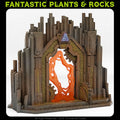 Dwarf Mine Portal With Its Lava Effect — creator render; models supplied unpainted