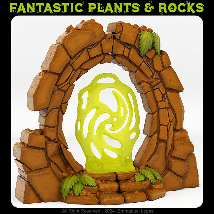 Jurassic Portal With Its Forgotten Effect — creator render; models supplied unpainted