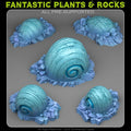 Fossilised Ice Snails — creator render; models supplied unpainted