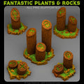 Mystical Tree Trunk — creator render; models supplied unpainted