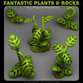 Giant Tropical Plants — creator render; models supplied unpainted