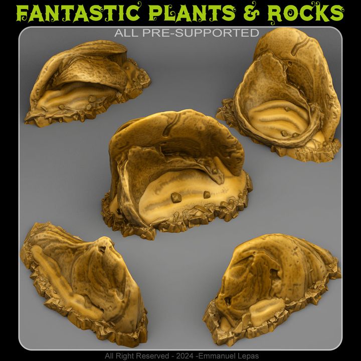 Sharp Desert Stones — creator render; models supplied unpainted