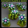 Dangerous Night Plants — creator render; models supplied unpainted