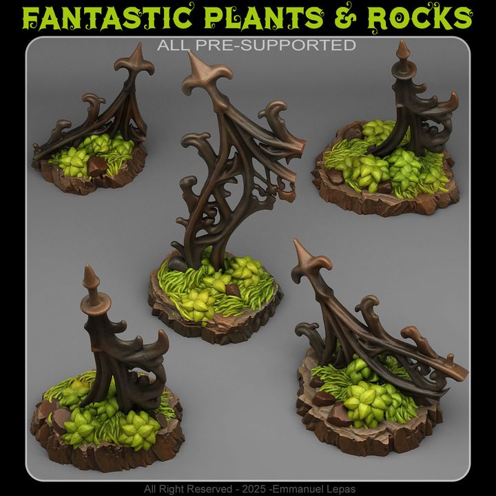 Gothic Gate Ruins — creator render; models supplied unpainted