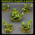 Dangerous Claw Plants — creator render; models supplied unpainted