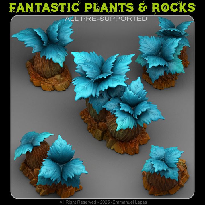 Mystical Night Flowers — creator render; models supplied unpainted