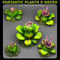Jungle Carnivorous Plants — creator render; models supplied unpainted