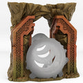 Dwarf Portal With Its Rock Vortex Effect — creator render; models supplied unpainted