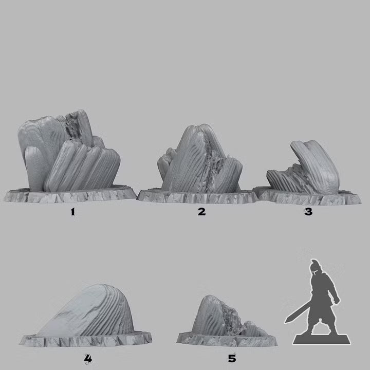 Acid Melted Stones — creator scale reference; reference figure not included