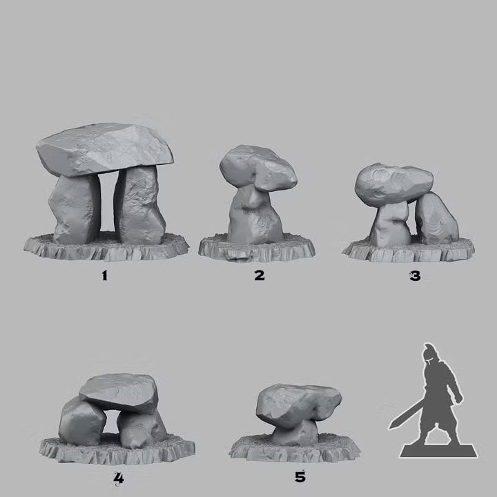 Ancient Dolmens — creator scale reference; reference figure not included