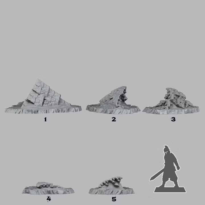 Buried Ancient Temples — creator scale reference; reference figure not included