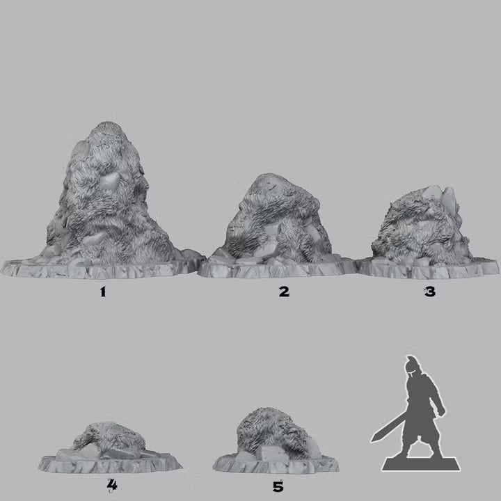 Curious Grassy Rocks — creator scale reference; reference figure not included