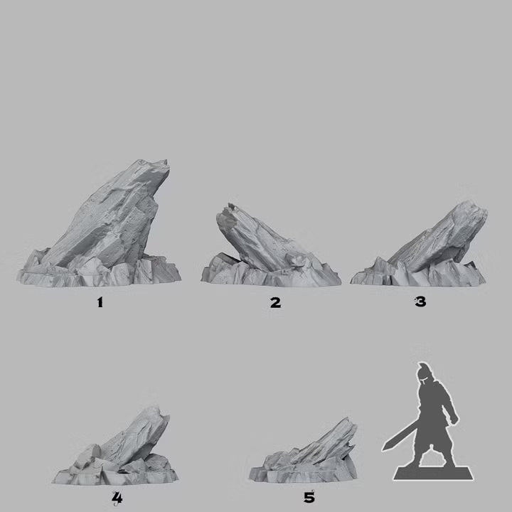 Martian Cliffs — creator scale reference; reference figure not included