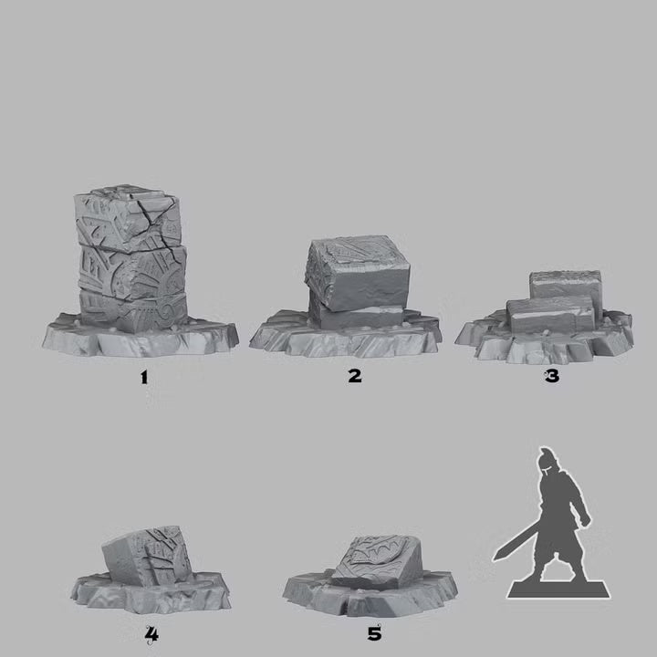 Temple Ruins — creator scale reference; reference figure not included