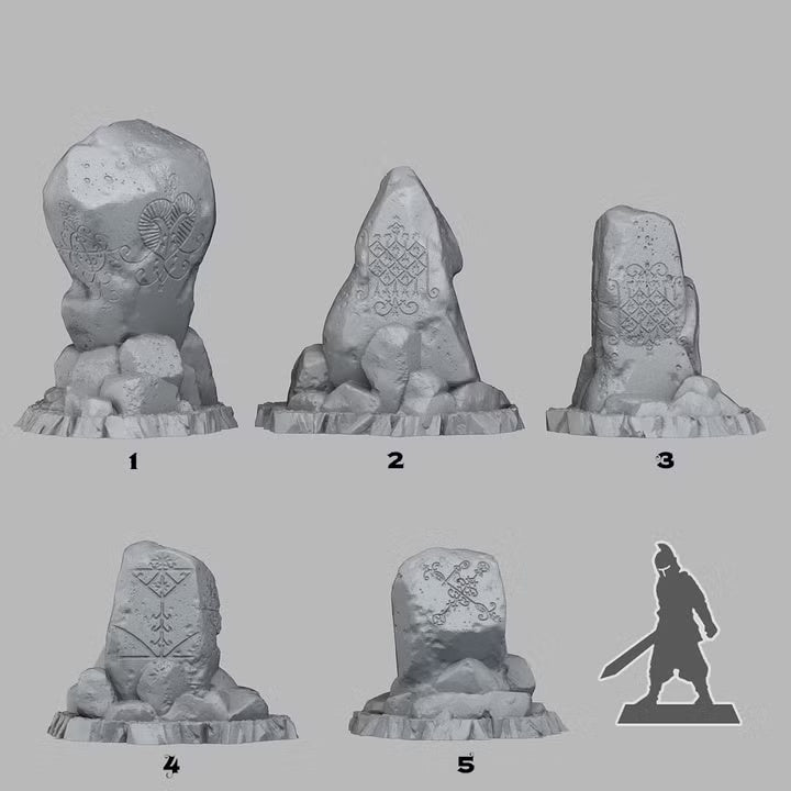 Voodoo Stones — creator scale reference; reference figure not included