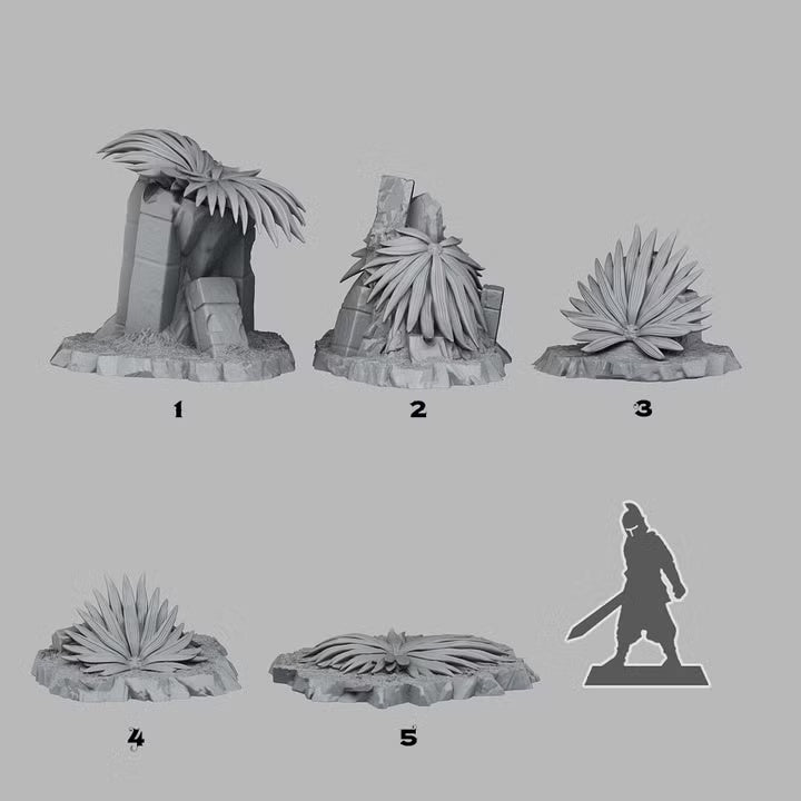 Aztec Plants — creator scale reference; reference figure not included