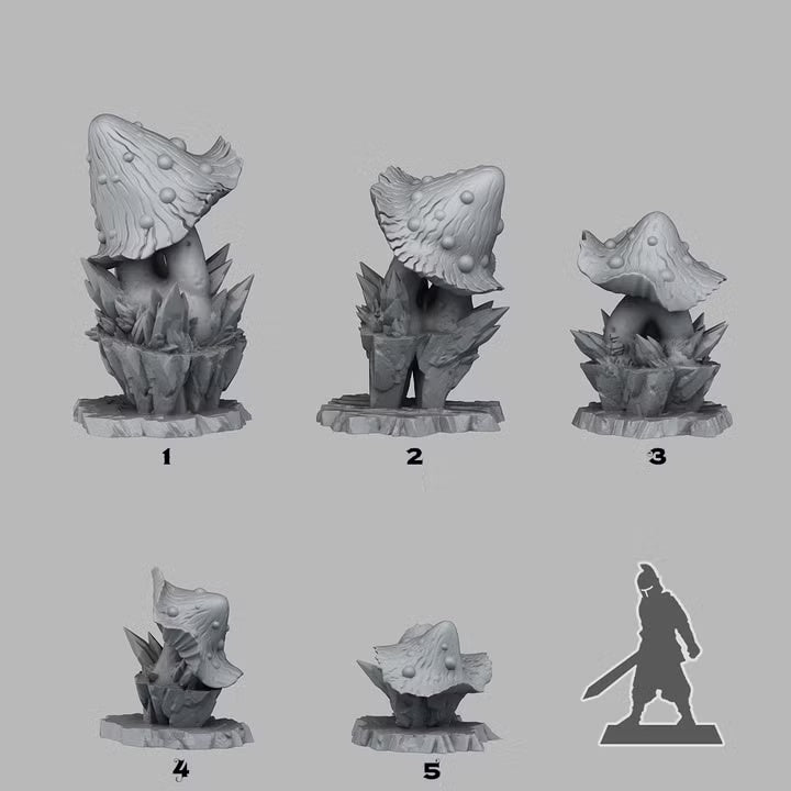 Dangerous Mushrooms — creator scale reference; reference figure not included
