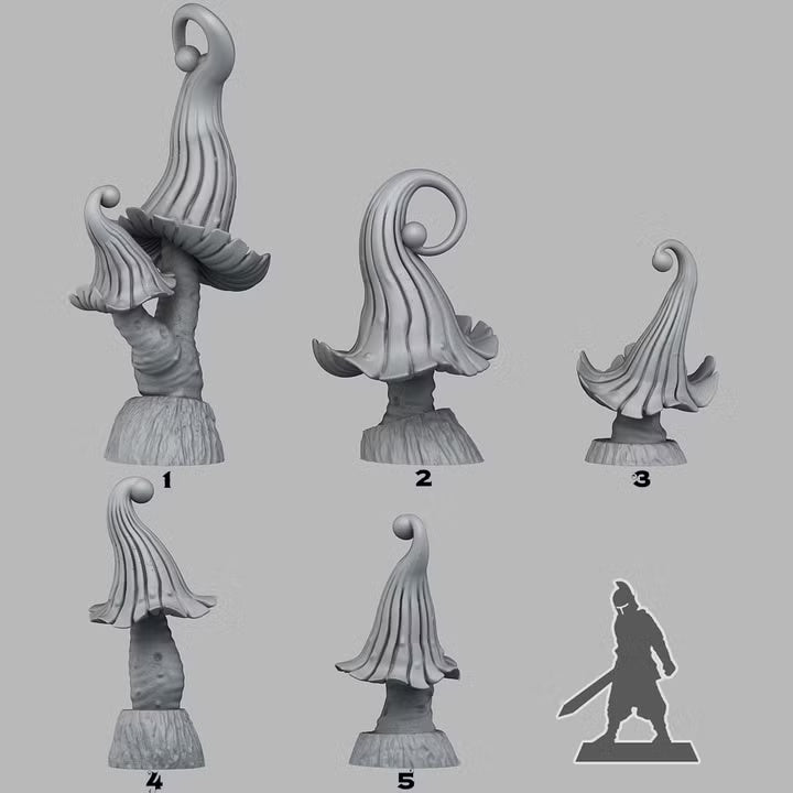 Enchanted Mushrooms — creator scale reference; reference figure not included