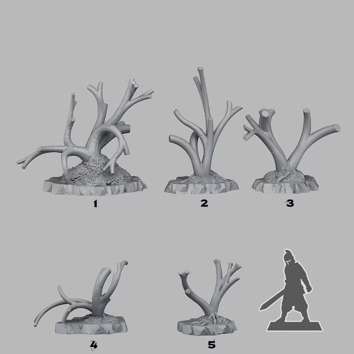 Fantasy Trees — creator scale reference; reference figure not included