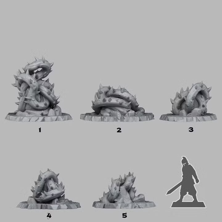 Giant Brambles — creator scale reference; reference figure not included