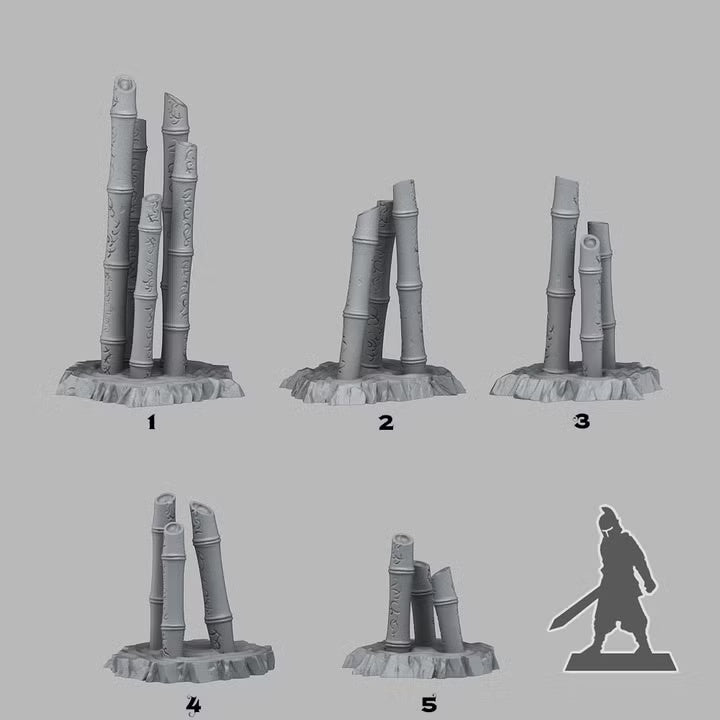 Magic Bamboo Groves — creator scale reference; reference figure not included