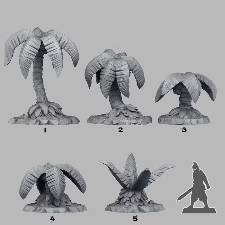 Pirates Palm Trees — creator scale reference; reference figure not included