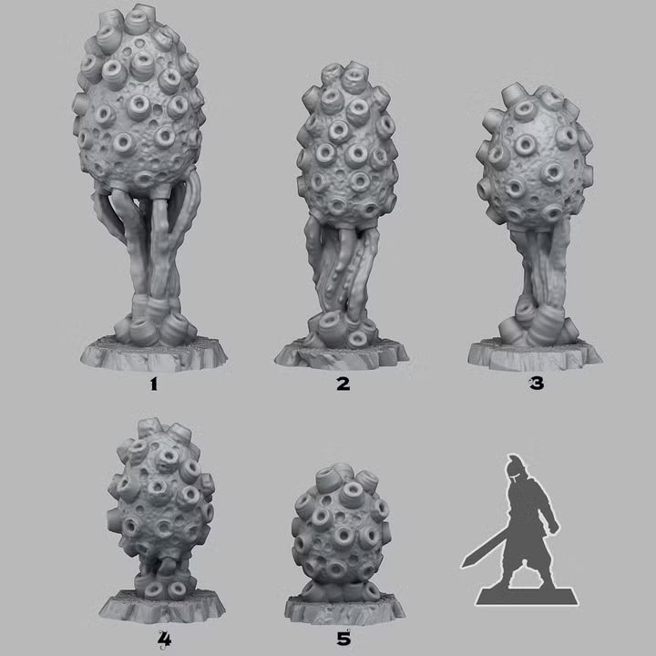 Poisonous Sponge Plants — creator scale reference; reference figure not included