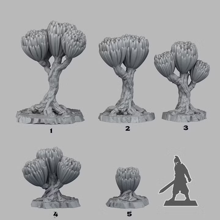 Sci Fi Unknown Flowers — creator scale reference; reference figure not included