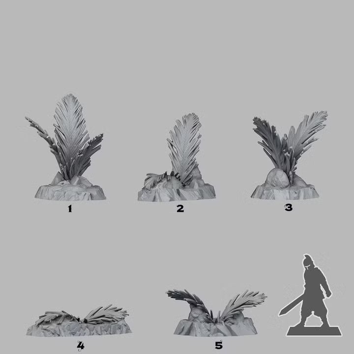 Venusian Ferns — creator scale reference; reference figure not included
