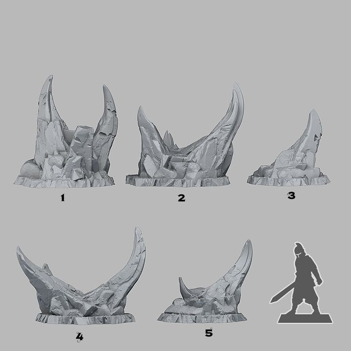 Stones From Hell — creator scale reference; reference figure not included