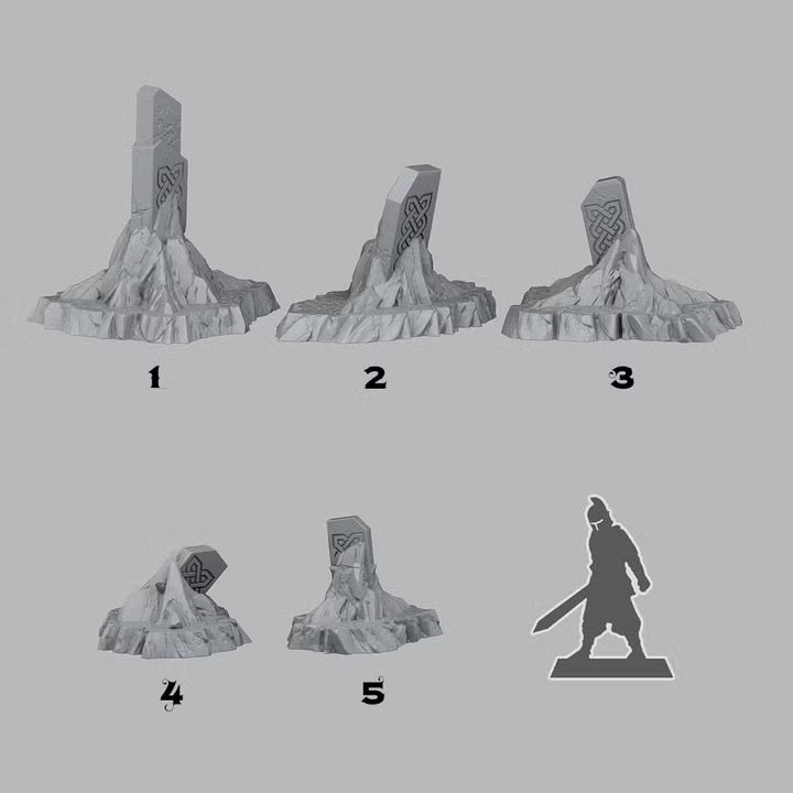 Dwarf Stones — creator scale reference; reference figure not included