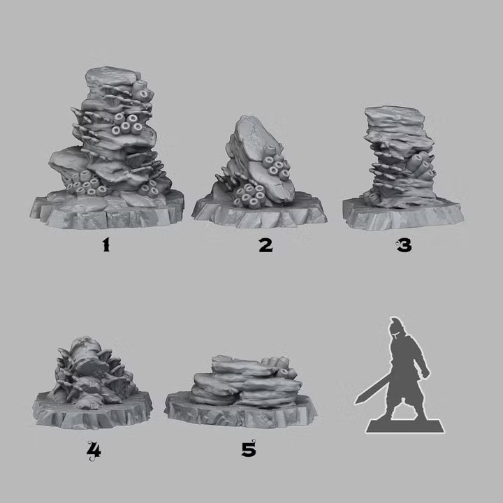 Underwater Coral — creator scale reference; reference figure not included