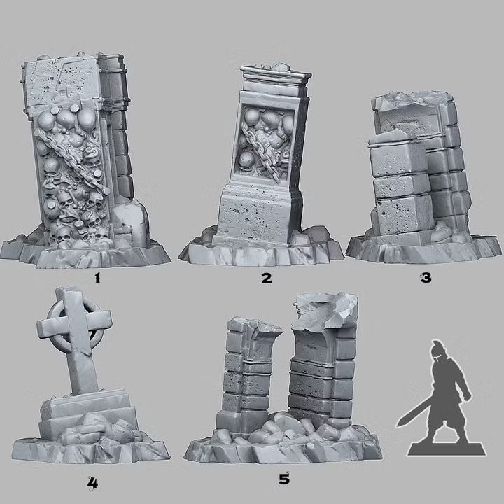 Mausoleum Ruins — creator scale reference; reference figure not included