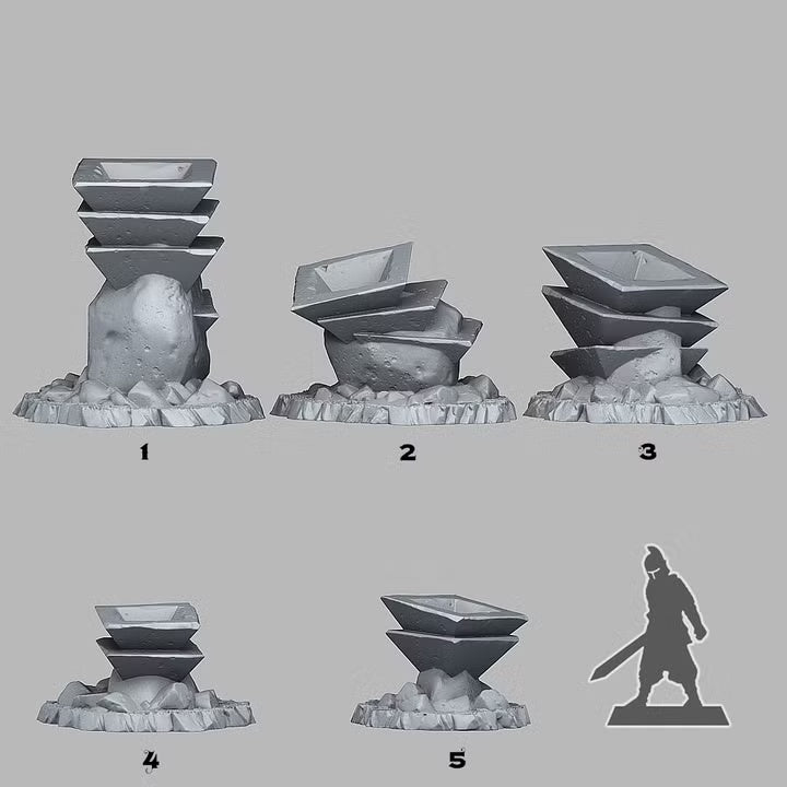 Asian Celebration Stones — creator scale reference; reference figure not included