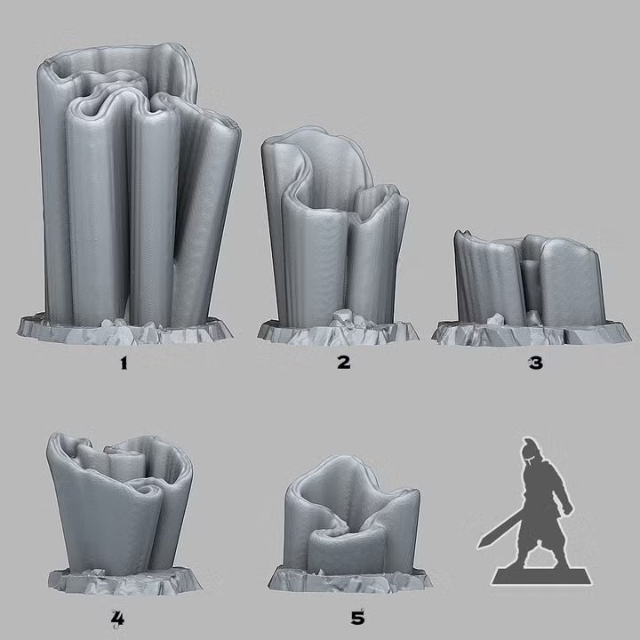 Aurora Borealis Coral — creator scale reference; reference figure not included