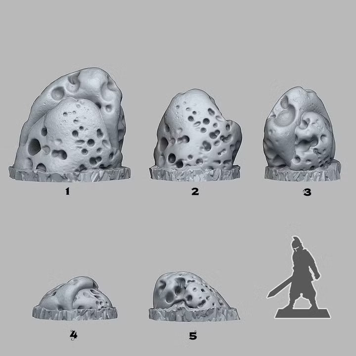 Volcano Rocks — creator scale reference; reference figure not included