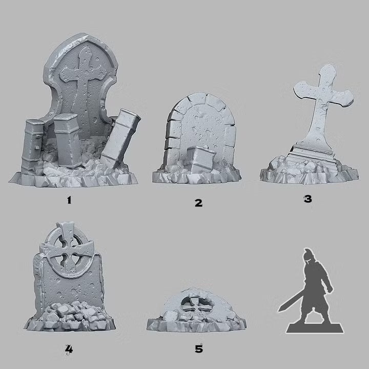 Lost Graveyards — creator scale reference; reference figure not included