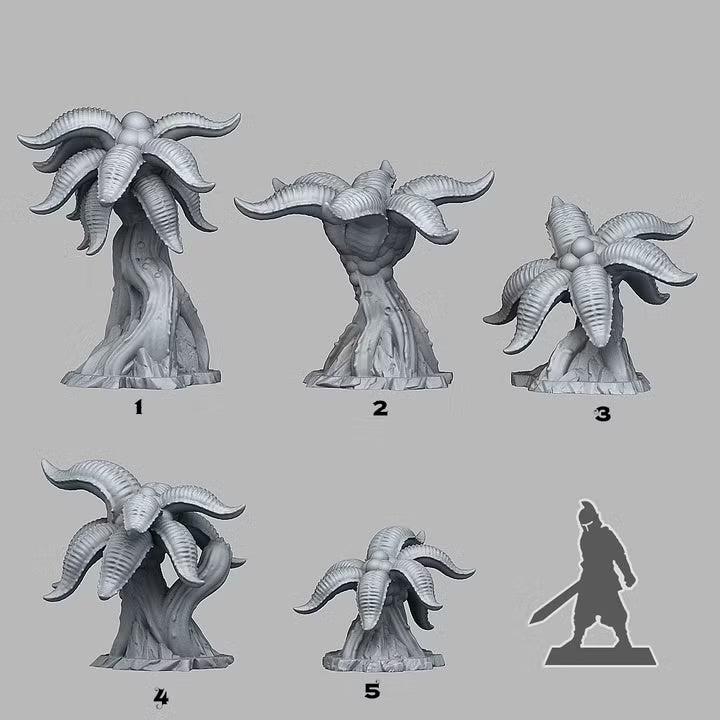 Alien Palms — creator scale reference; reference figure not included