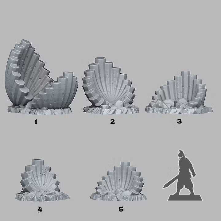 Pipe-Organ Basalt — creator scale reference; reference figure not included