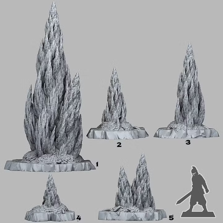 Spiraling Pine — creator scale reference; reference figure not included
