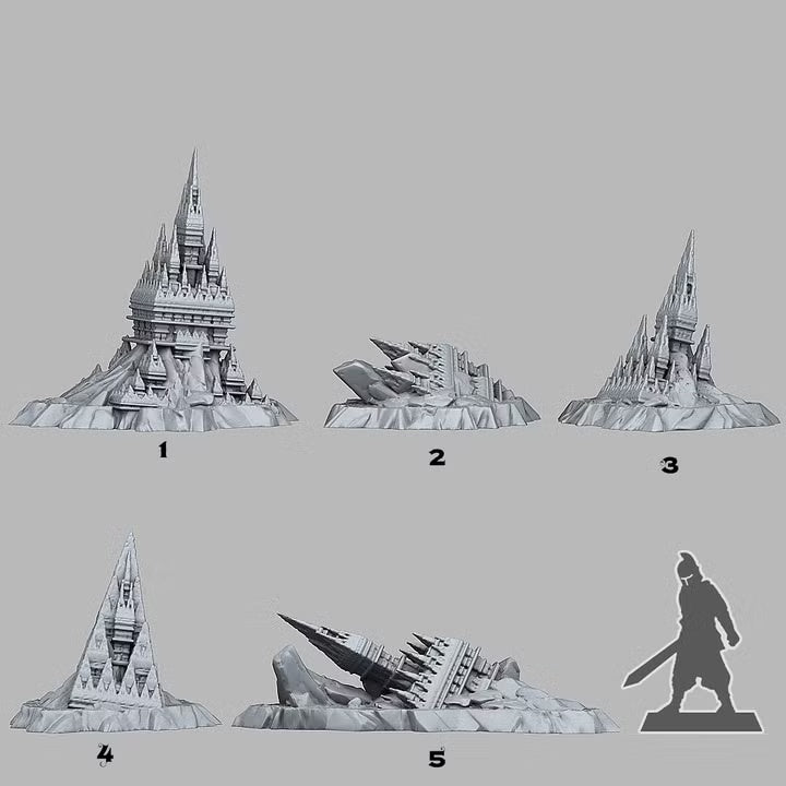 Desert Abandoned Temple — creator scale reference; reference figure not included