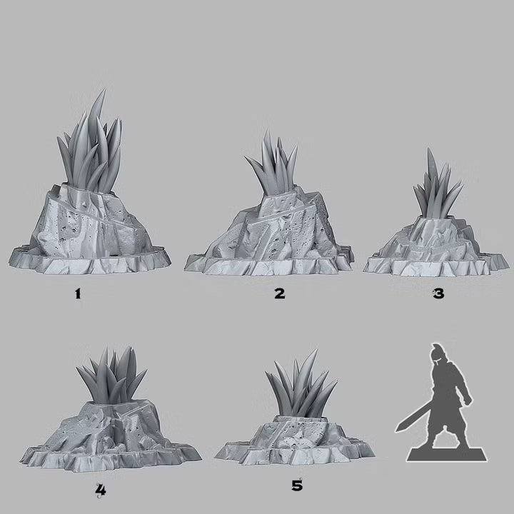 Crown Of The Desert Yucca — creator scale reference; reference figure not included