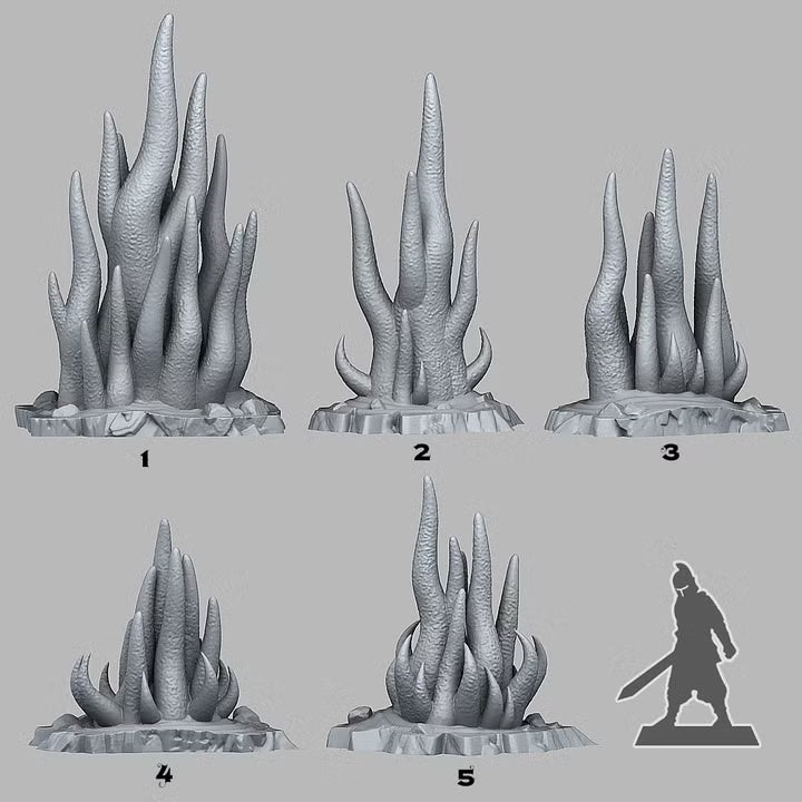 Poisonous Feeler Cactus — creator scale reference; reference figure not included
